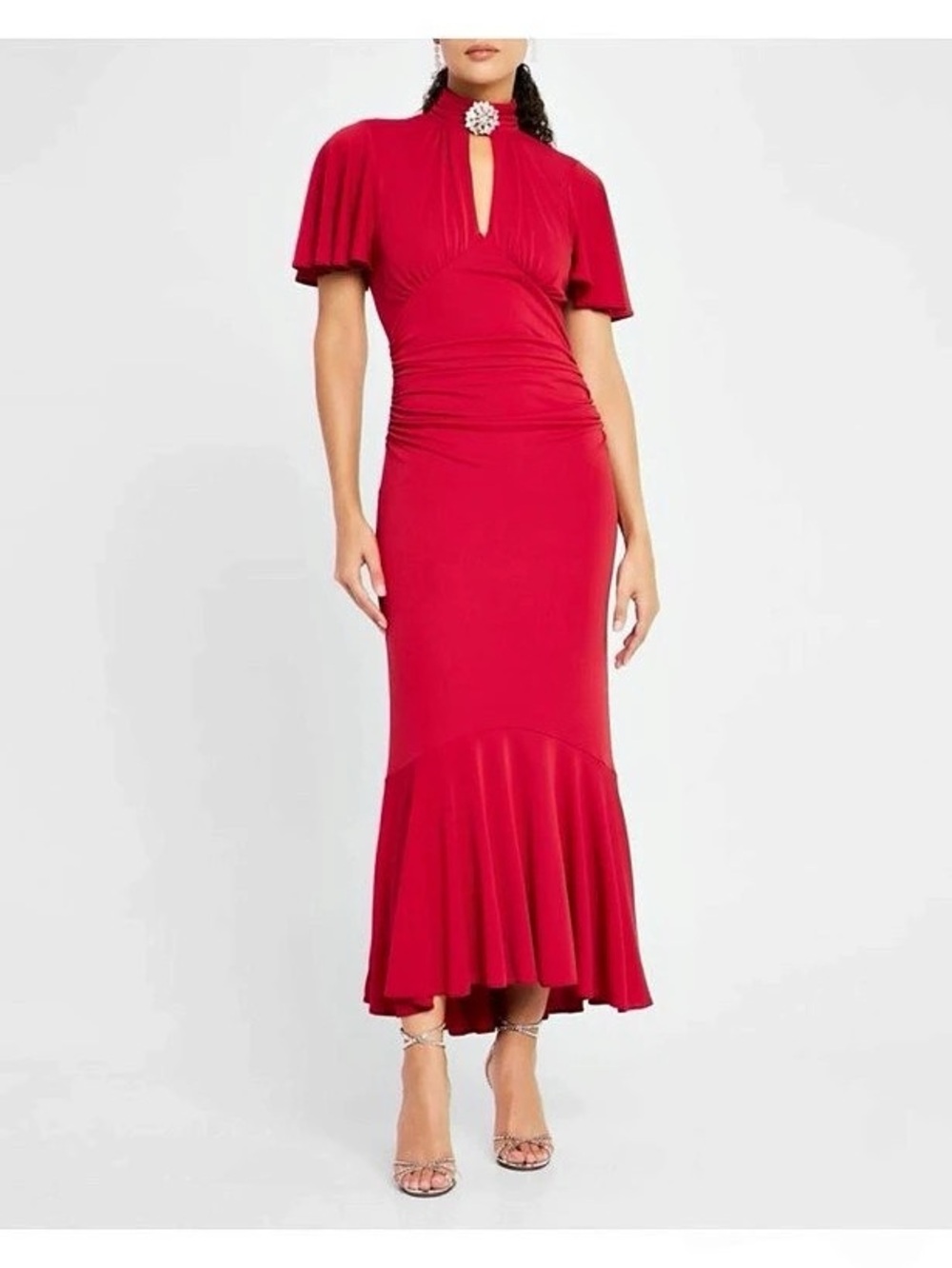 Cinq a Sept Rosita Dress in Red Currant